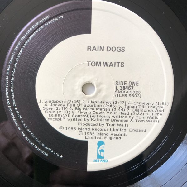 Tom Waits ‎– Rain Dogs - Image 3