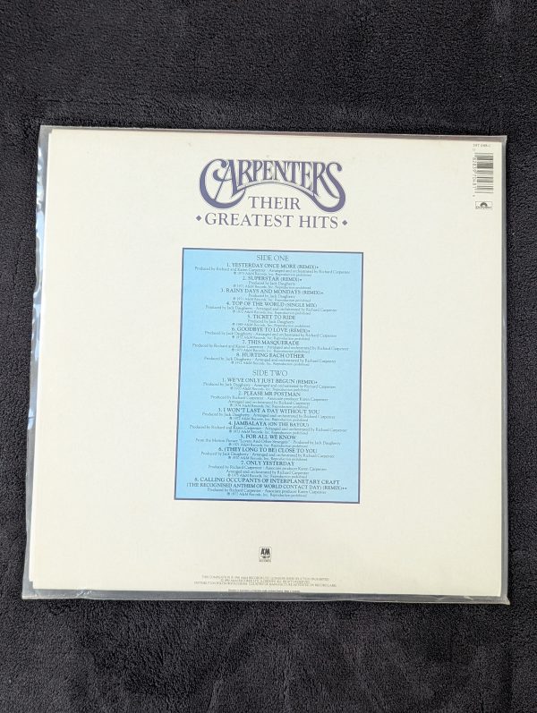 The Carpenters - Their Greatest Hits - Image 2